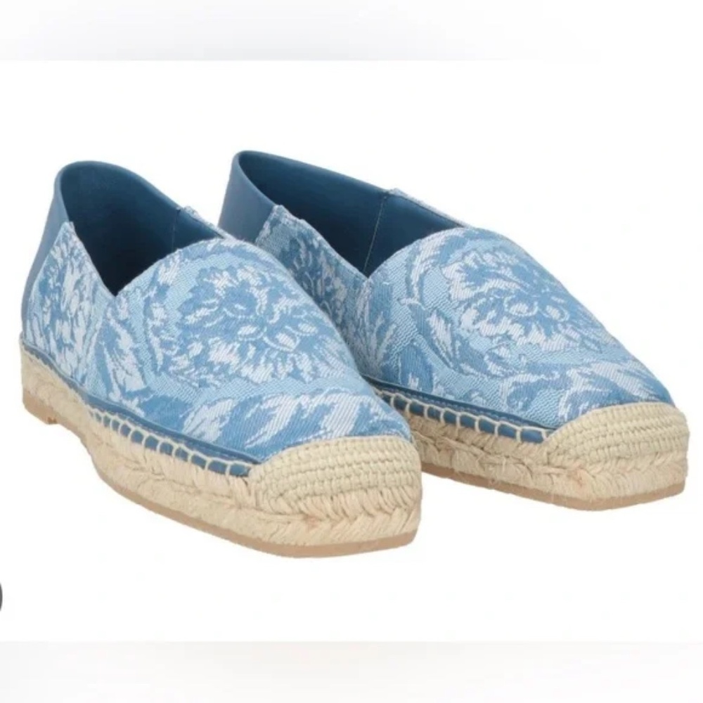 Versace Jacquard Espadrilles Size 38.5 NIB NWT - Picture 2 of 6